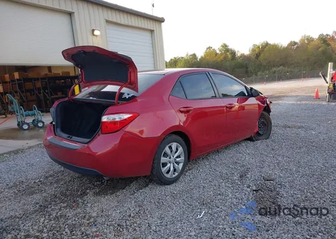 2015 Toyota Corolla Le z USA, uszkodzony, nr VIN 2T1BURHE7FC348992